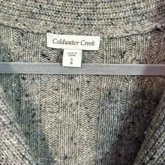 Coldwater Creek Collard Button Up Sweater Size‎ Small - Picture 7 of 8